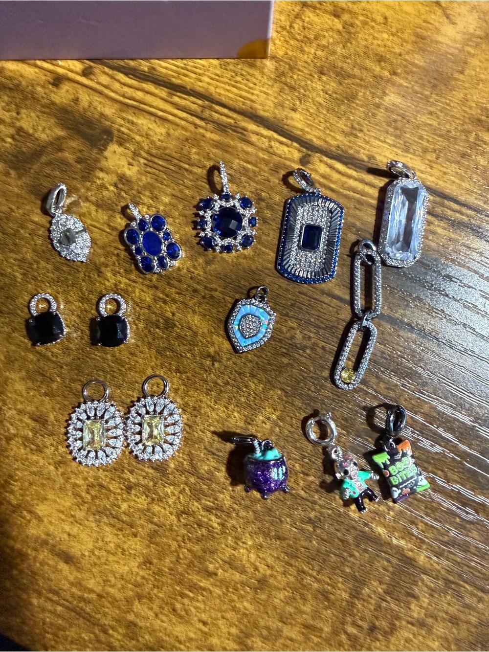 Bomb Party pendant and charms Lot